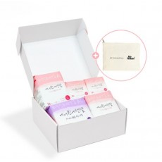 [에어퀸/국내생산] 순면감촉 에센셜 선물세트 [팬티라이너(20P) 2개+ 중형(18P) + 대형(14P) + 오버나이트(10P) + 에코파우치]+쇼핑백 [무료배송]