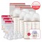 [더블하트인기]더블하트 모유실감 3세대 330ml 트윈트리플세트 (젖병6+젖꼭지6)+사은품
