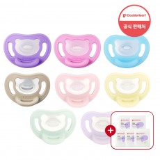 [더블하트인기]더블하트 100% 올실리콘 통잠 쪽쪽이 1+1+전용케이스 (소프트버디/에코/스윗드림)