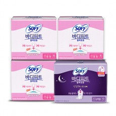 [쏘피] ★사은품 증정★ 바디피트 볼록맞춤 중형 16Px3팩 + 슈퍼롱 10Px1팩