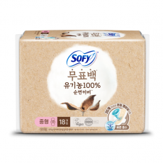 [쏘피] ★사은품 증정★ 유기농 무표백 중형 18P x 1팩