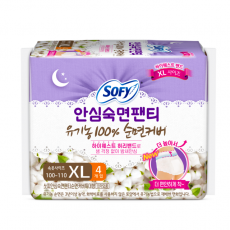[쏘피] ★사은품 증정★ 안심숙면팬티 유기농 특대형 4P x 1팩