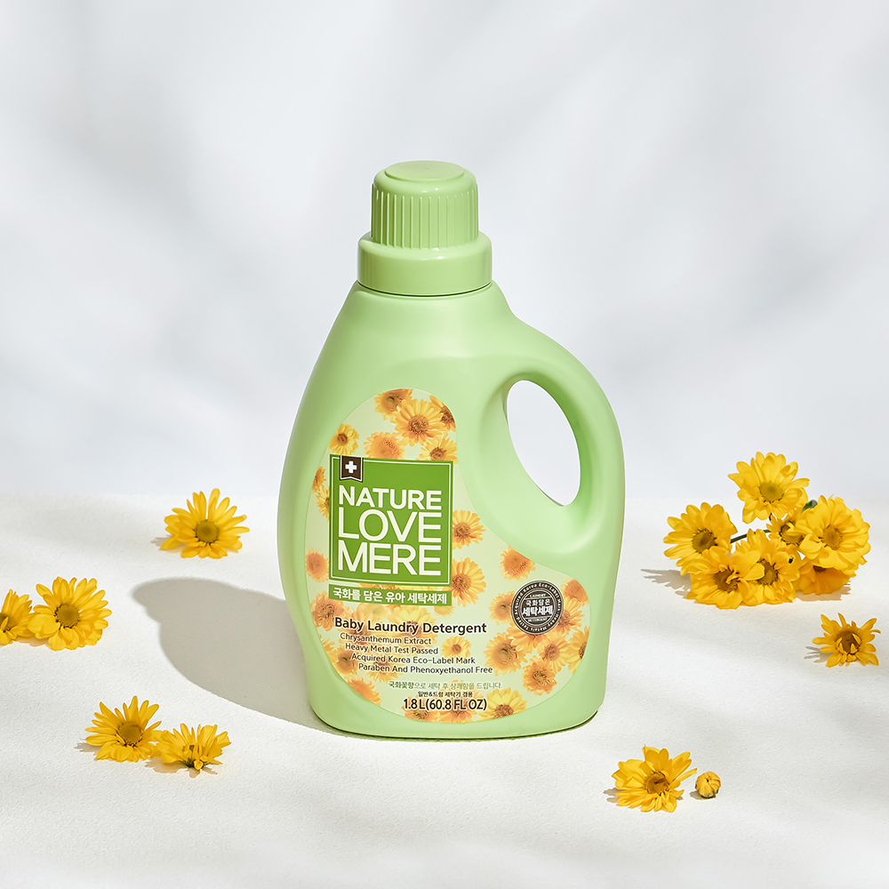 [네이쳐러브메레] 아기 세탁세제 용기형 1800ml 3개