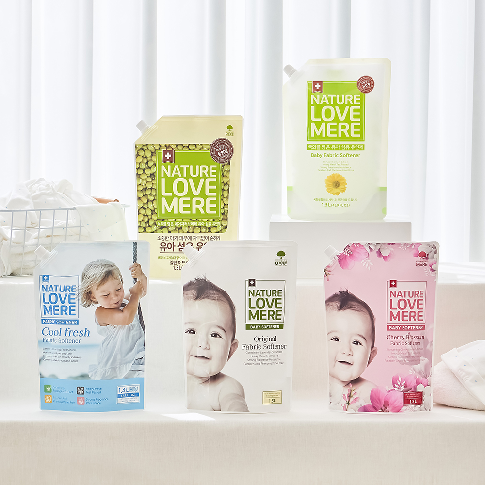 [네이쳐러브메레] 아기 섬유유연제 리필형 1300ml 3팩