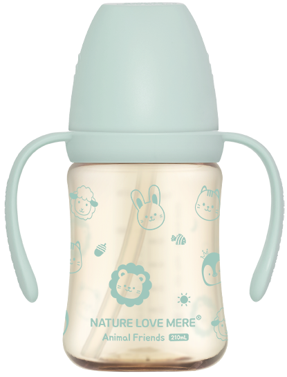 [네이쳐러브메레] 애니멀프렌즈 PPSU 빨대컵 210ml 1개(색상 선택)