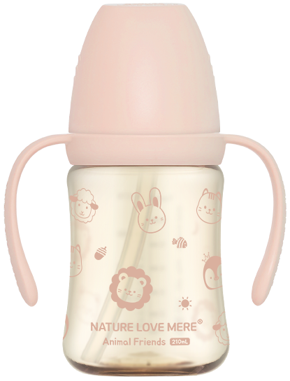 [네이쳐러브메레] 애니멀프렌즈 PPSU 빨대컵 210ml 1개(색상 선택)