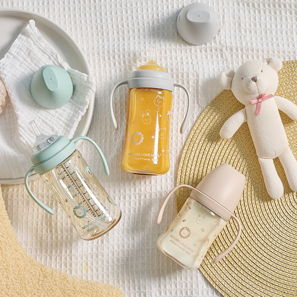 [네이쳐러브메레] 애니멀프렌즈 PPSU 빨대컵 210ml 1개(색상 선택)