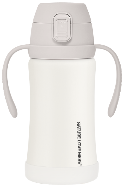 [네이쳐러브메레] 애니멀프렌즈 스테인리스 원터치 빨대컵 300ml 1개(색상 선택)
