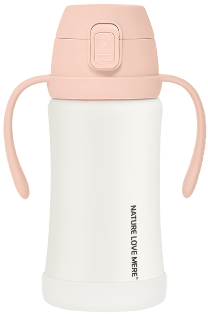 [네이쳐러브메레] 애니멀프렌즈 스테인리스 원터치 빨대컵 300ml 1개(색상 선택)