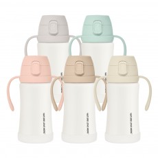 [네이쳐러브메레] 애니멀프렌즈 스테인리스 원터치 빨대컵 300ml 1개(색상 선택)
